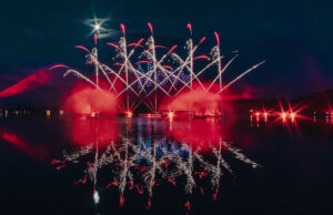 Nocturne Drones liefert Drohnenshow und Drone Detection System aus einer Hand bei den Feierlichkeiten zu 75 Jahre Niedersachsen