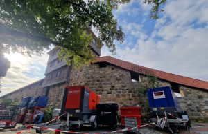 Stromversorgung inklusive Platz- und Notbeleuchtung für Konzertwochenende mit Revolverheld, Helge Schneider und Katie Melua