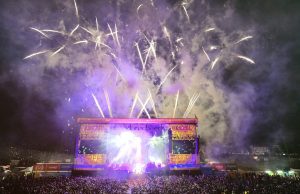 Energieversorgung und Platzbeleuchtung für das Kessel Festival in Stuttgart