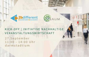 Initiative Nachhaltige Veranstaltungswirtschaft (INV) geht an den Start