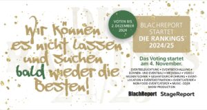 BlachReport und StageReport starten „Die Rankings“ 2025