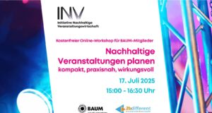 Online-Workshop über Nachhaltigkeit in der Eventpraxis