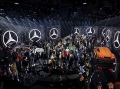 Medientechnik-Spezialist Hibino Deutschland setzte Markenauftritt von Mercedes-Benz auf der IAA Mobility in Szene