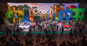 SCHACHZUG inszenierte Weltpremiere des neuen Škoda Epiq in Zürich