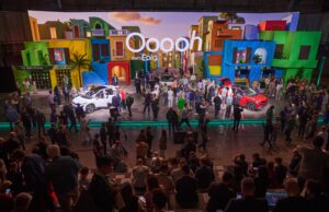 SCHACHZUG inszenierte Weltpremiere des neuen Škoda Epiq in Zürich