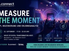 b.connect After-Work-Session: Wie lässt sich die Wirkung von Live-Kommunikation messen?